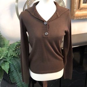 SZ S RAVSEY BROWN SWEATER. LIKE NEW